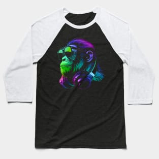 Monkey DJ Baseball T-Shirt